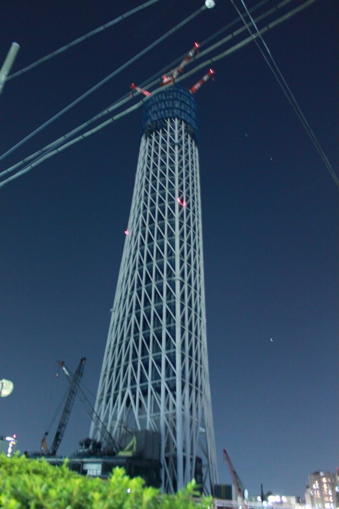 夜の東京スカイツリー