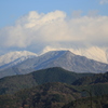 雪を抱く石鎚山