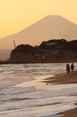 鎌倉からの富士山