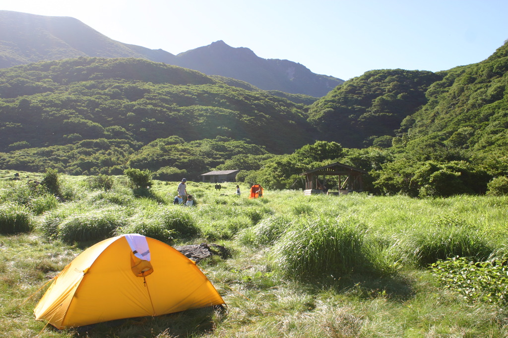 干されたテント