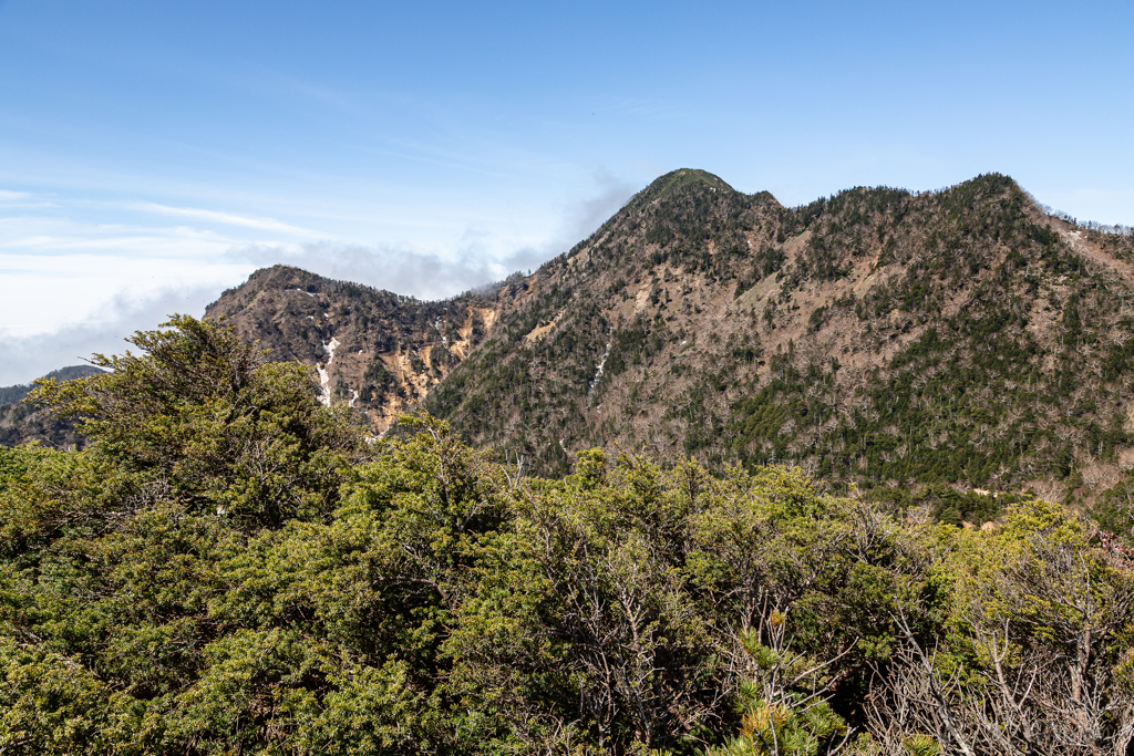 険しき母の山