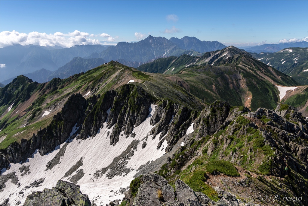 秘境の山から望むⅡ