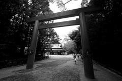 お伊勢参り、「内宮 第二鳥居」