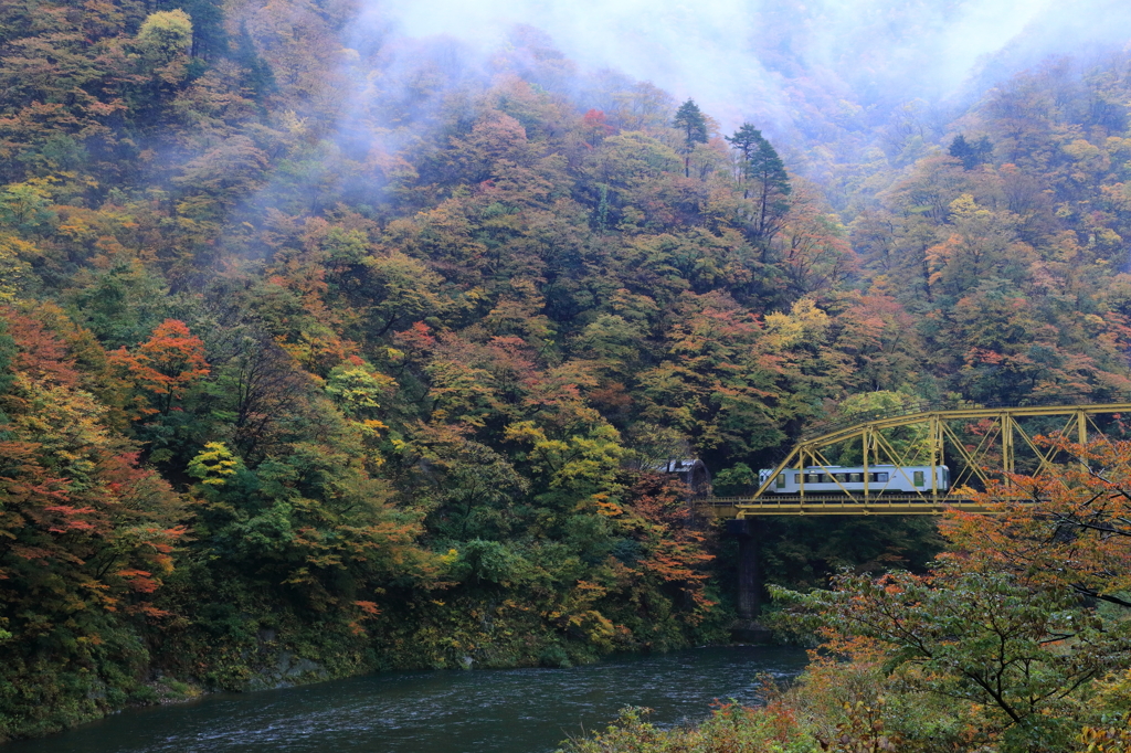 秋景米坂線～小国2015～１
