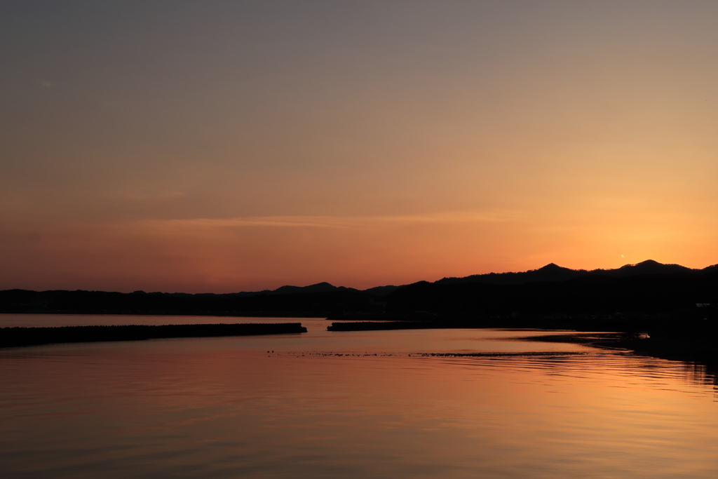 凪の時_夕焼け