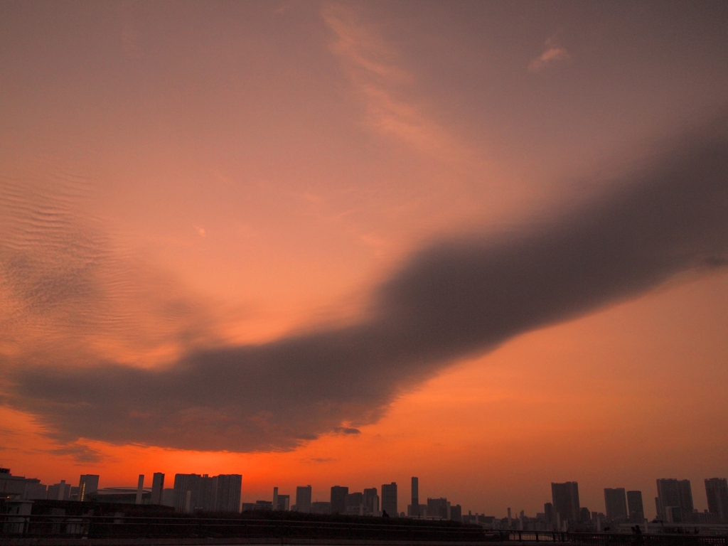 お台場の空