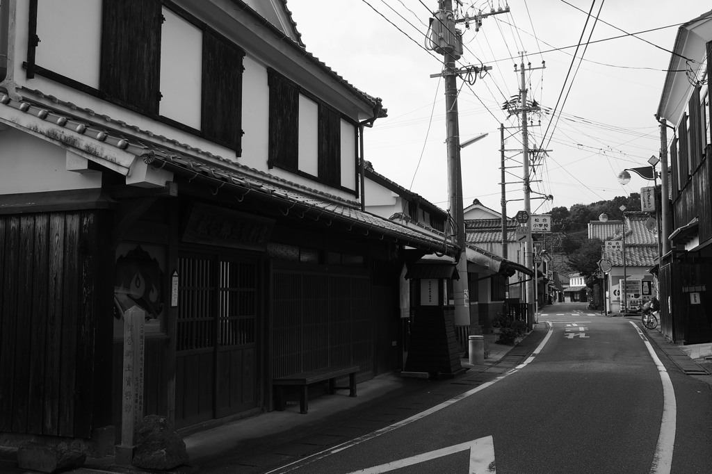 白壁が残る港町　#4