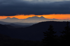 阿寒の山々・昇陽 1