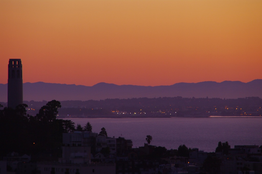 Coit Tower  morning glow