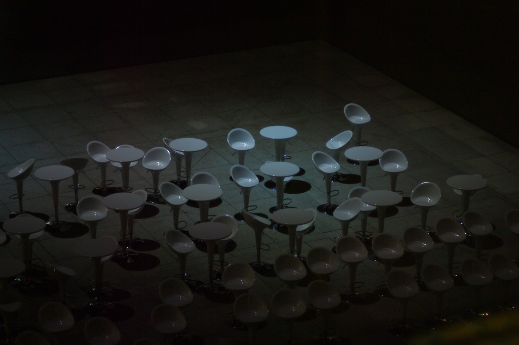 white chairs