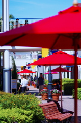 red umbrella