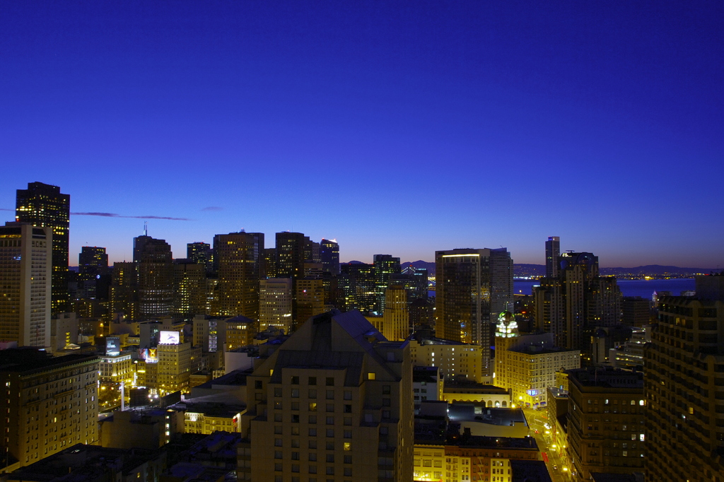 HIlton SF morning glow