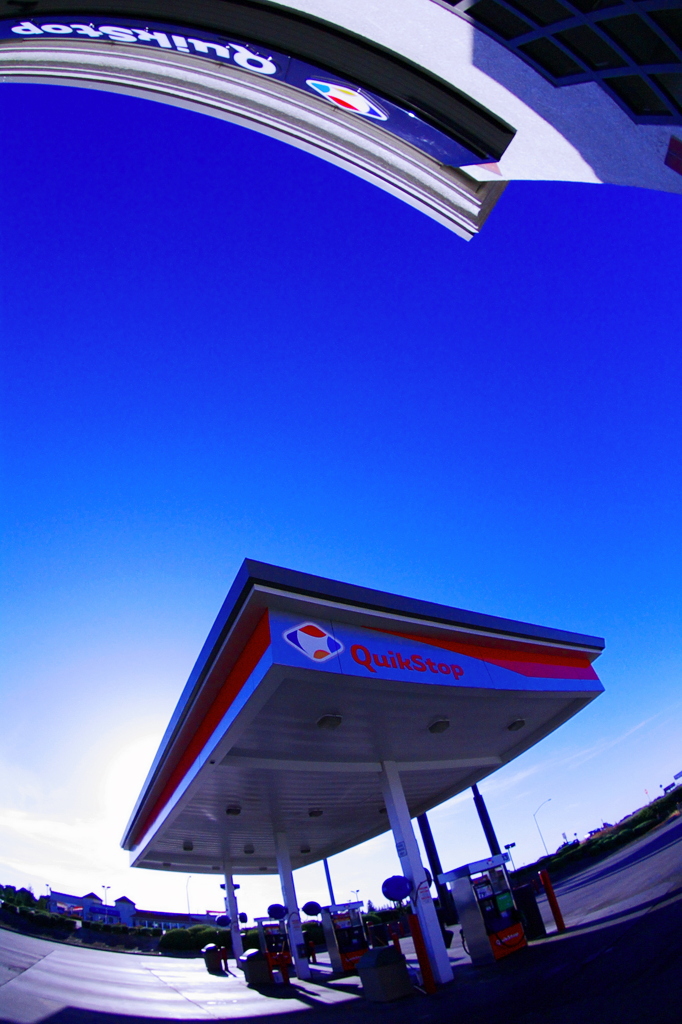 gas station