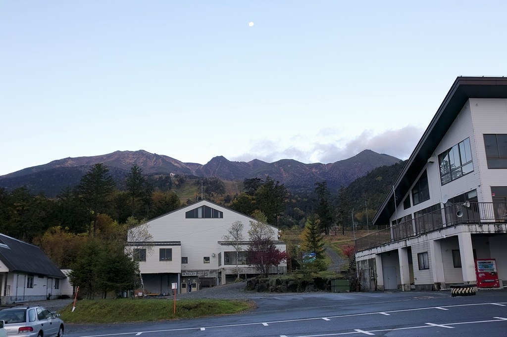 早朝の木曽御嶽