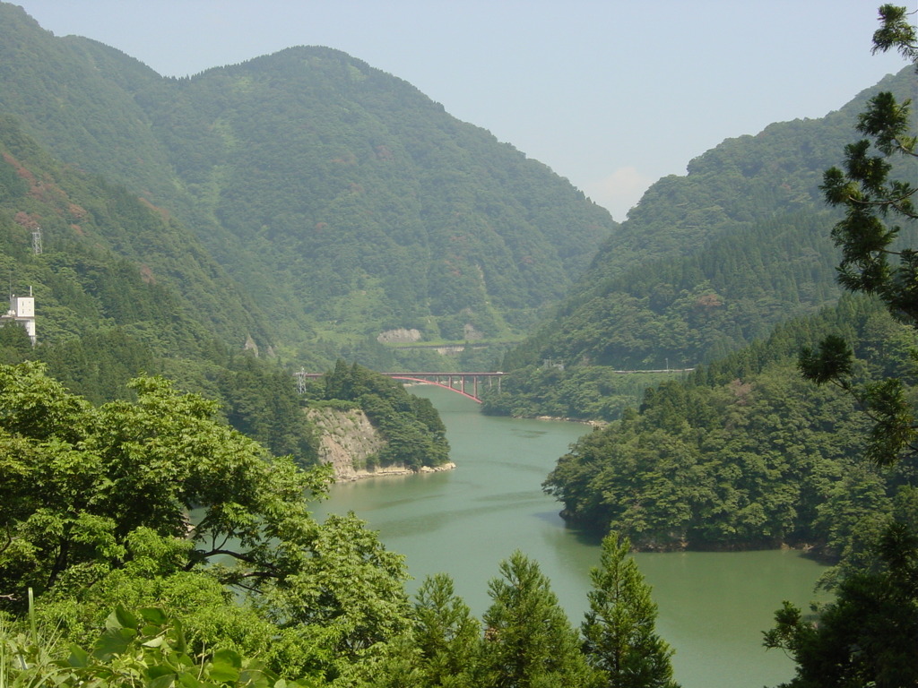 庄川峡 長崎大橋