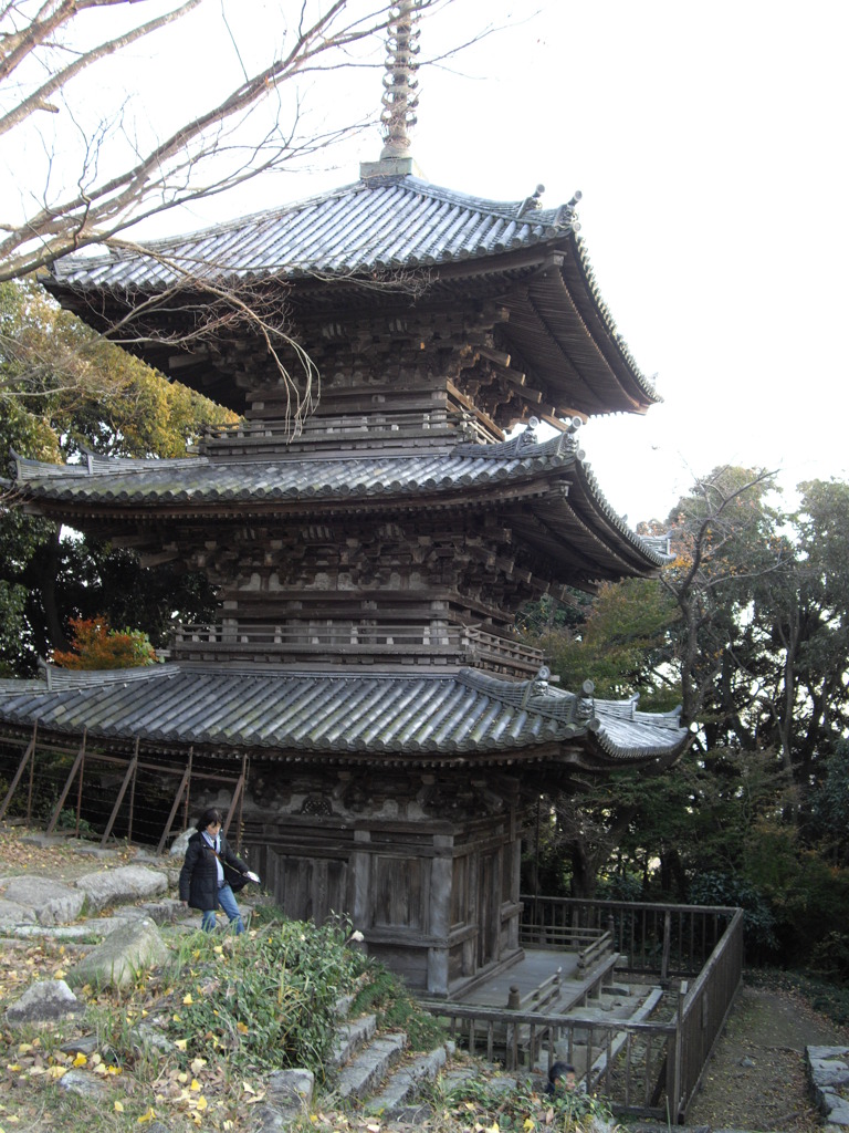 摠見寺 三重塔