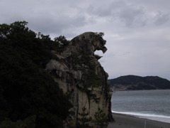 熊野の鬼ケ城 附 獅子巖