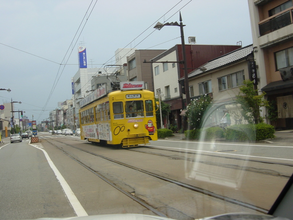 路面電車 女性運転士