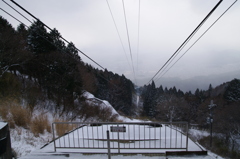 冬の叡山ロープウェイ