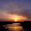 sunset at Ago bay