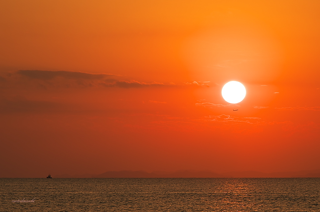 sunset at CHATAN