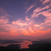 A picturesque sunset at Setouchi town