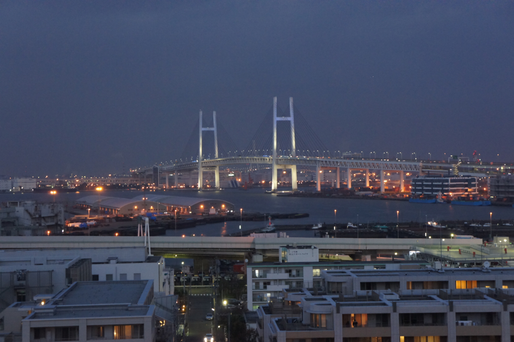 ベイブリッジ夜景