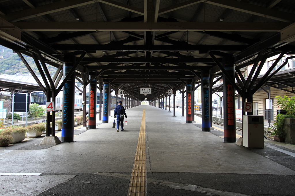 門司港駅ホーム