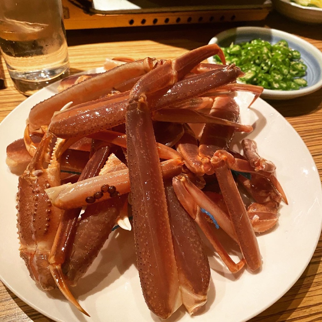 タグ付きカニ②