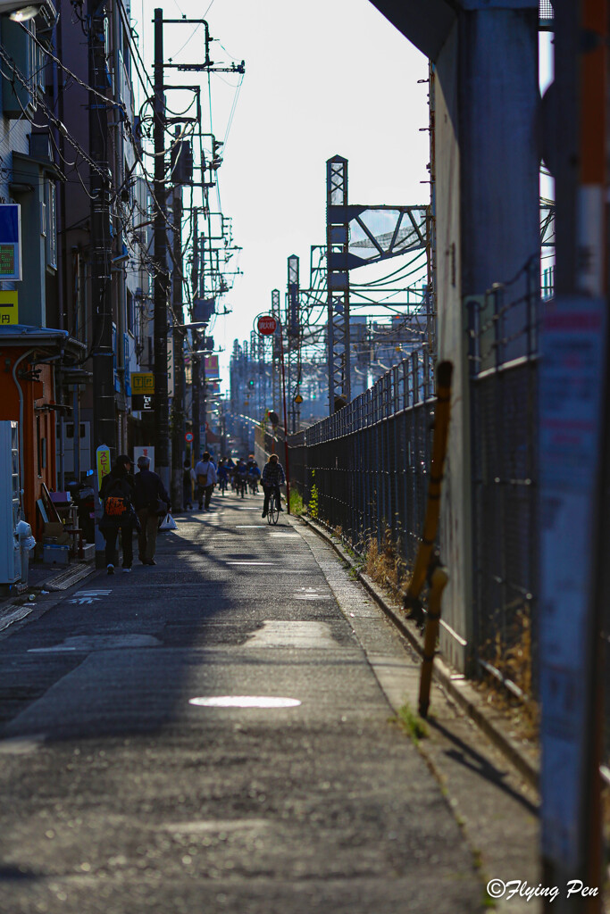 線路際の風景