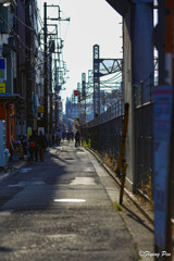 線路際の風景