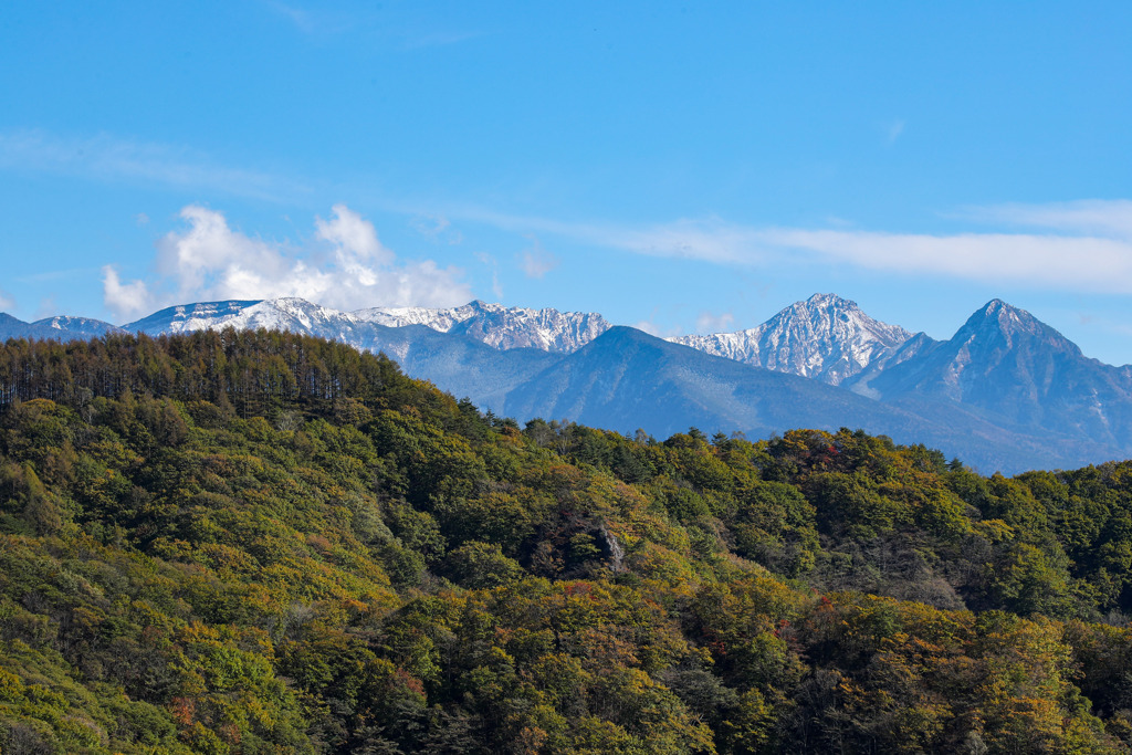 八ヶ岳を望む