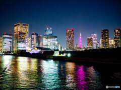 大混乱の日の夜景