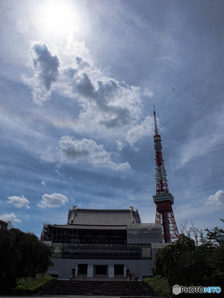 一瞬の晴れ間