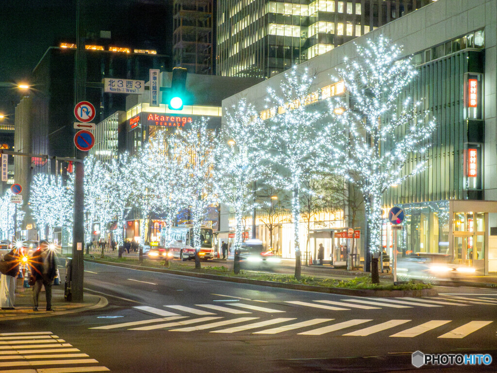 駅前通りのきらめき