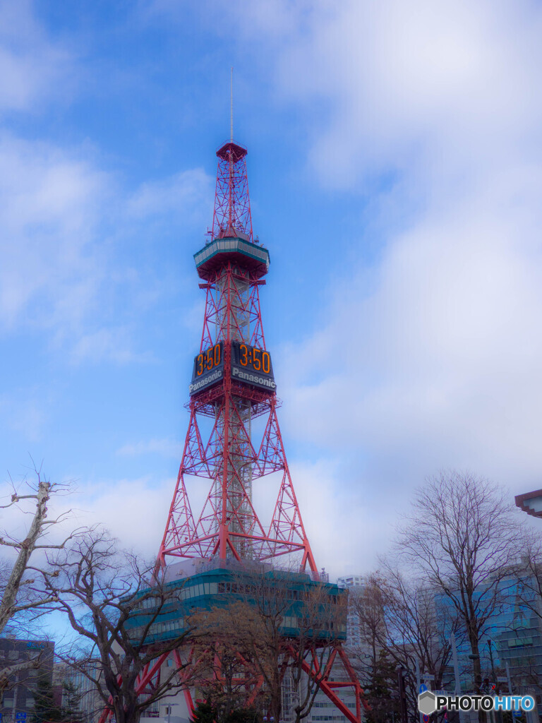 春のテレビ塔
