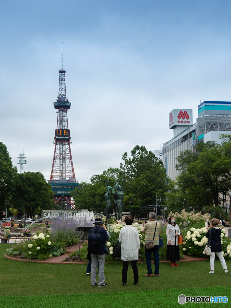 テレビ塔、上までちゃんと入ってる？