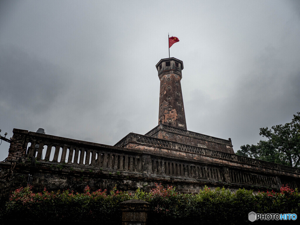 金星紅旗、はためく
