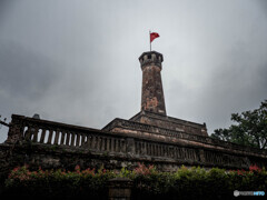 金星紅旗、はためく