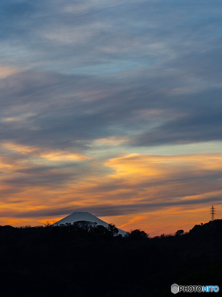 二色の空