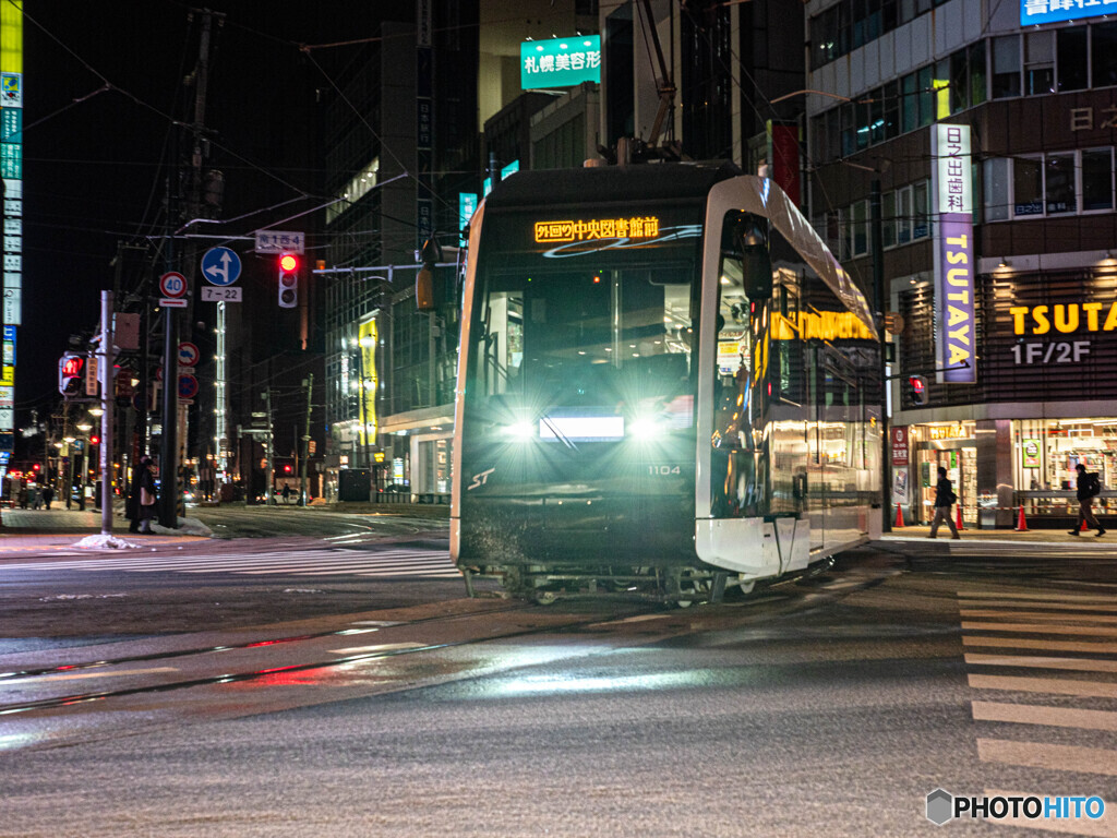 街ン中、寒い寒い