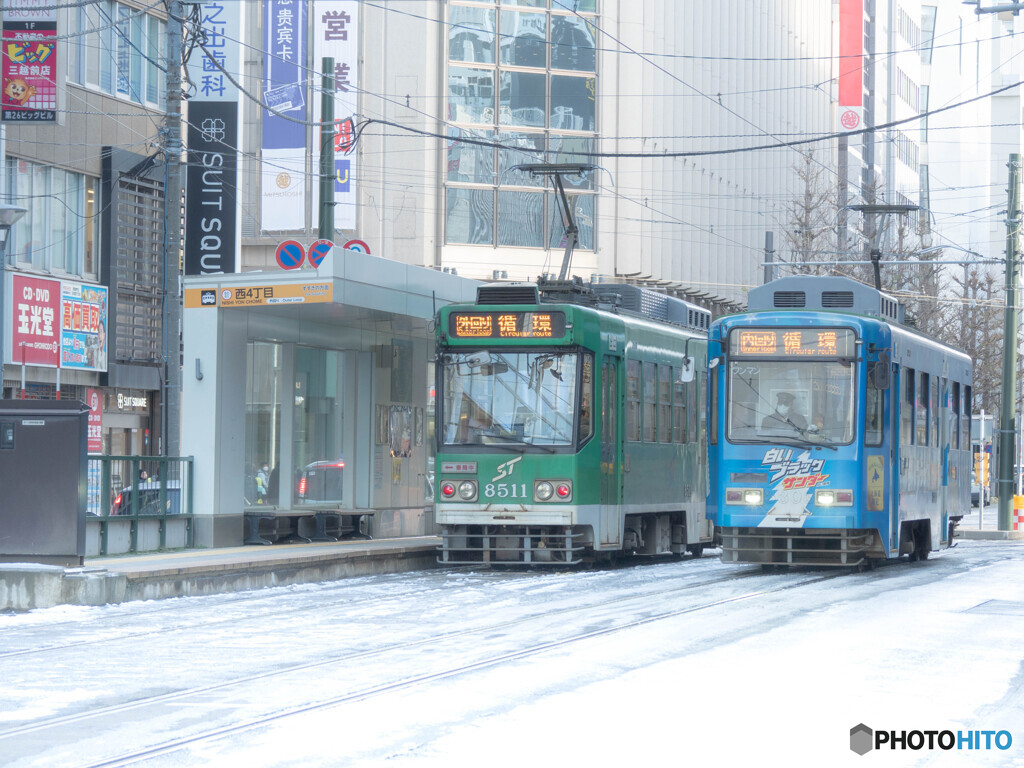 いよいよ路面が白く