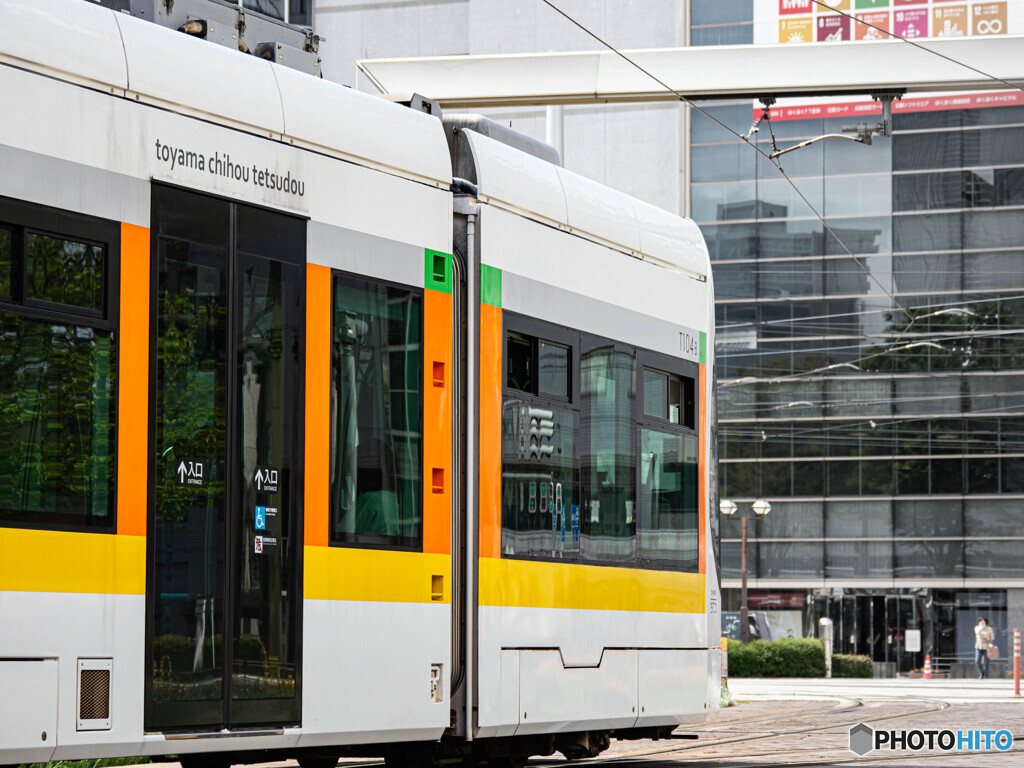 チューリップな路面電車