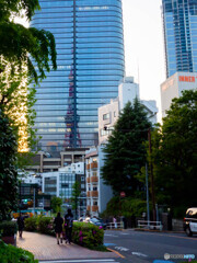 夕暮れの永井坂