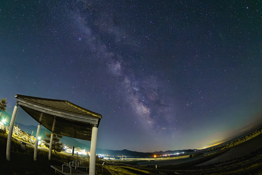 県境の天の川