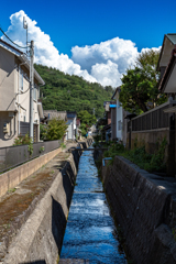 田舎の港町