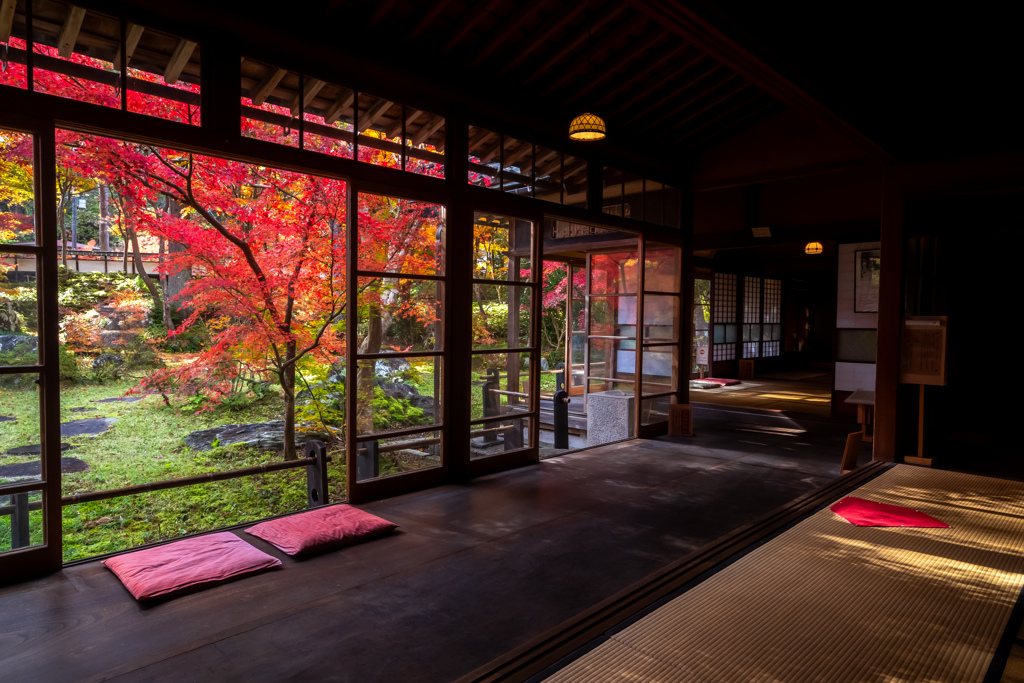 紅葉と庭園・６