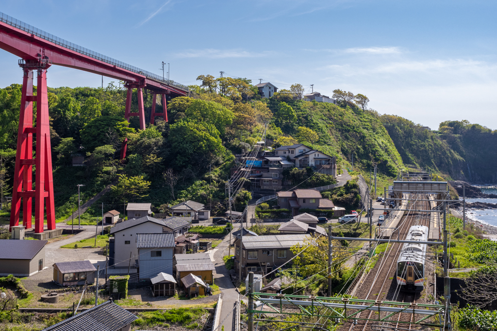 国道と鉄道