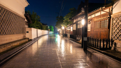 雨天の小路