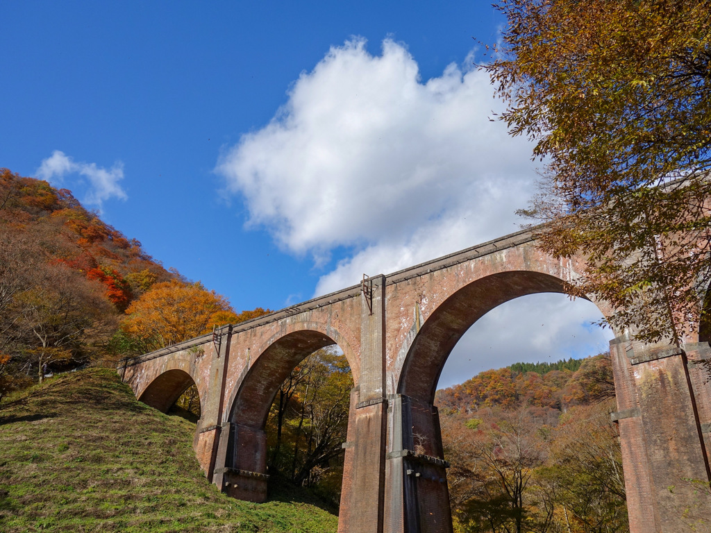 群馬　碓氷峠めがね橋